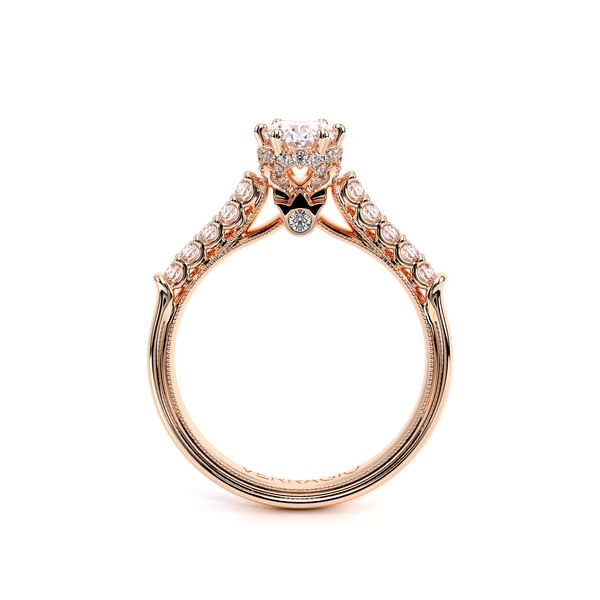 Renaissance Pave Engagement Ring Image 4 The Diamond Ring Co San Jose, CA