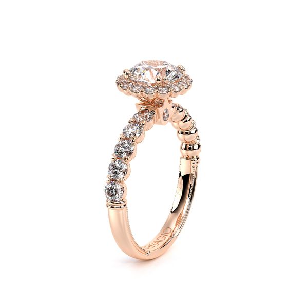 Renaissance Halo Engagement Ring Image 3 Hannoush Jewelers, Inc. Albany, NY