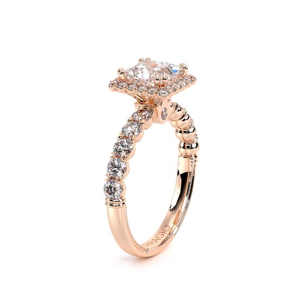 Renaissance Halo Engagement Ring Image 3 SVS Fine Jewelry Oceanside, NY