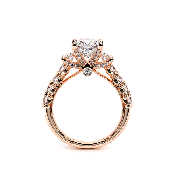Renaissance Three Stone Engagement Ring Image 4 SVS Fine Jewelry Oceanside, NY