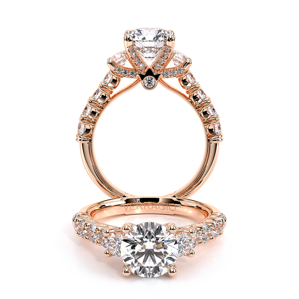 Renaissance Three Stone Engagement Ring SVS Fine Jewelry Oceanside, NY