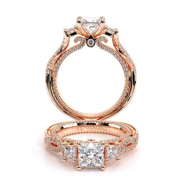 Couture Three Stone Engagement Ring SVS Fine Jewelry Oceanside, NY