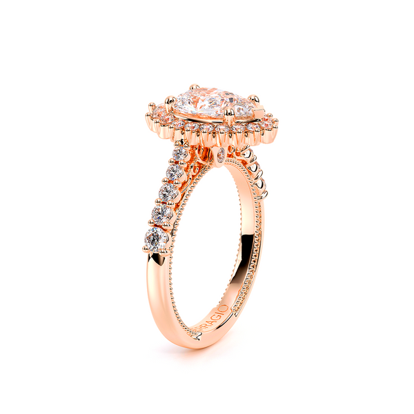 Venetian Halo Engagement Ring Image 3 Alexander Fine Jewelers Fort Gratiot, MI
