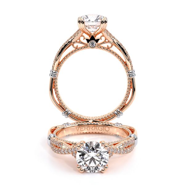 Parisian Pave Engagement Ring SVS Fine Jewelry Oceanside, NY