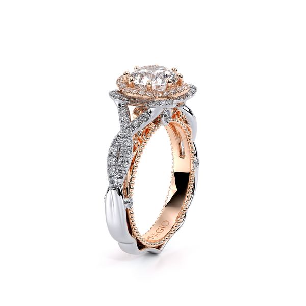 Venetian Halo Engagement Ring Image 3 Hannoush Jewelers, Inc. Albany, NY