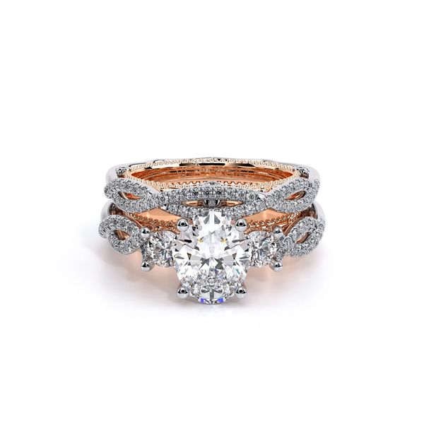 Venetian Three Stone Engagement Ring Image 5 Hannoush Jewelers, Inc. Albany, NY