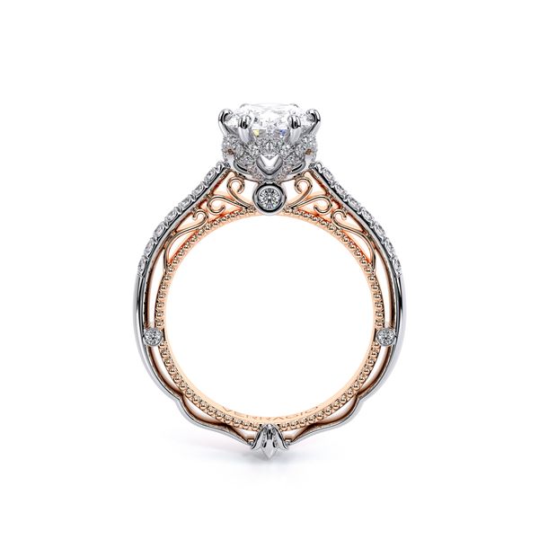 Venetian Pave Engagement Ring Image 4 Hannoush Jewelers, Inc. Albany, NY