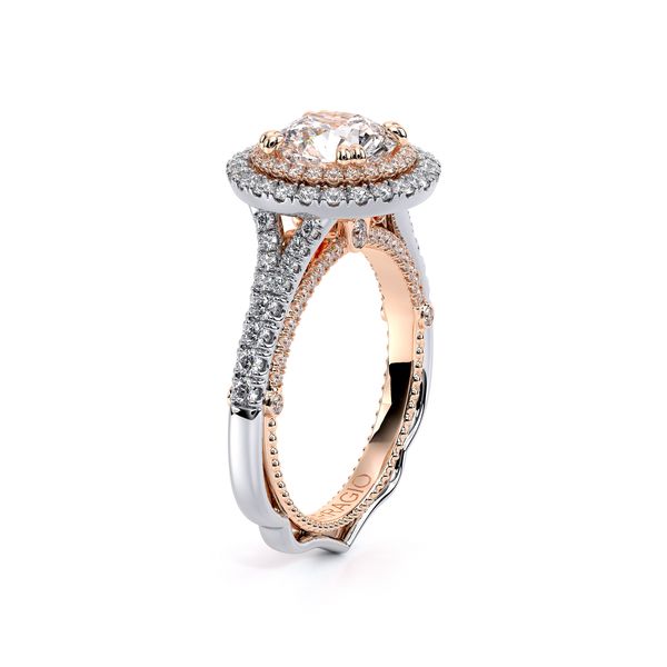 Venetian Halo Engagement Ring Image 3 Alexander Fine Jewelers Fort Gratiot, MI