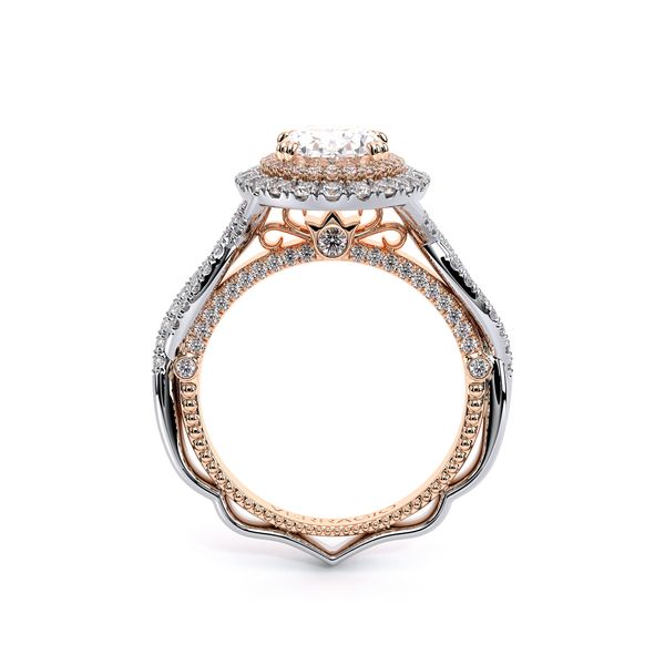 Venetian Halo Engagement Ring Image 4 Alexander Fine Jewelers Fort Gratiot, MI