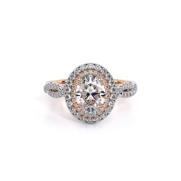 Venetian Halo Engagement Ring Image 2 Alexander Fine Jewelers Fort Gratiot, MI