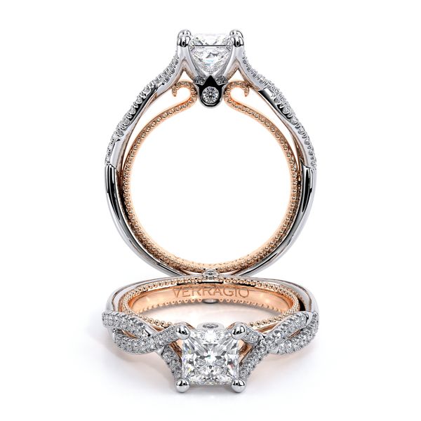 Couture Pave Engagement Ring Alexander Fine Jewelers Fort Gratiot, MI