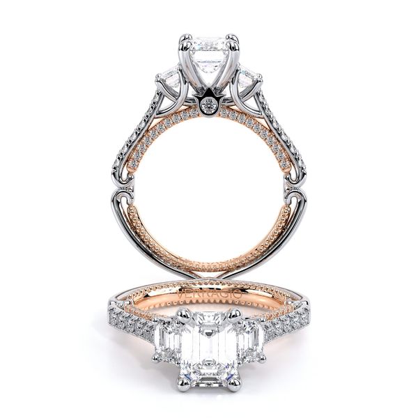 Couture Three Stone Engagement Ring Hannoush Jewelers, Inc. Albany, NY