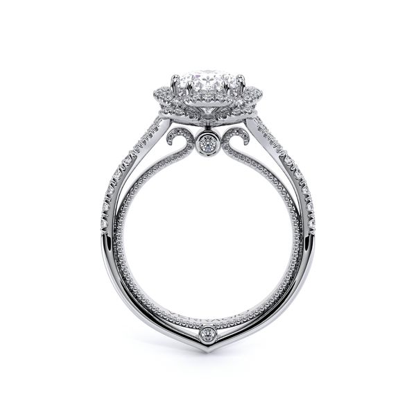 Couture Pave Engagement Ring Image 4 SVS Fine Jewelry Oceanside, NY