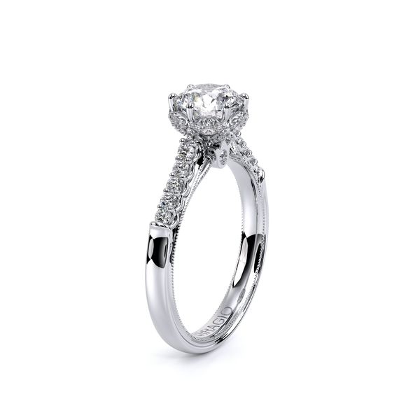 Renaissance Pave Engagement Ring Image 3 Hannoush Jewelers, Inc. Albany, NY