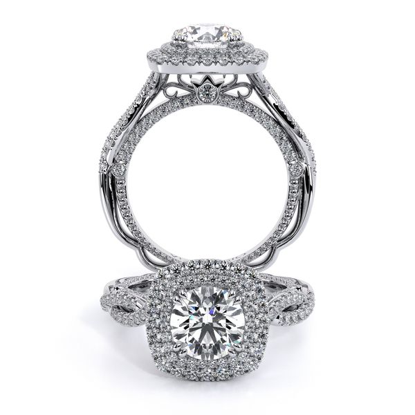 Venetian Halo Engagement Ring SVS Fine Jewelry Oceanside, NY