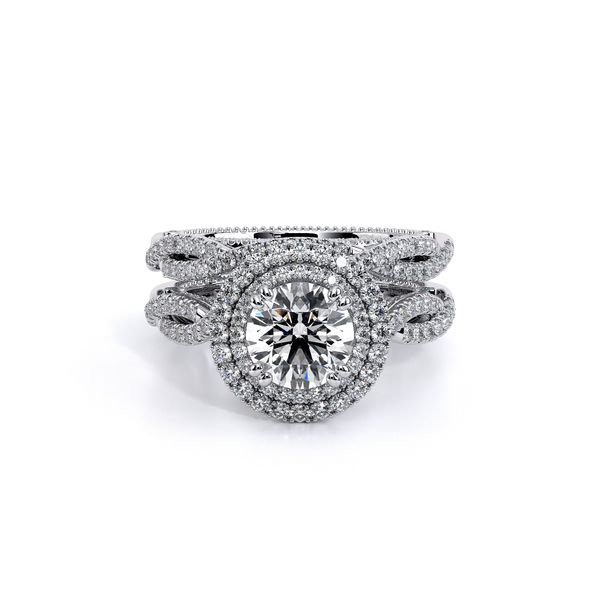 Venetian Halo Engagement Ring Image 5 Hannoush Jewelers, Inc. Albany, NY