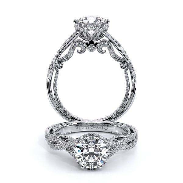 Insignia Pave Engagement Ring Alexander Fine Jewelers Fort Gratiot, MI