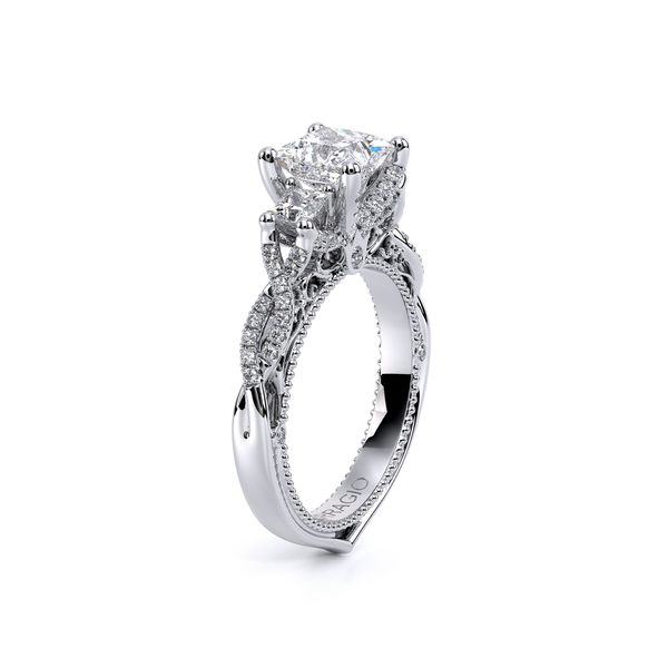 Venetian Three Stone Engagement Ring Image 3 Hannoush Jewelers, Inc. Albany, NY