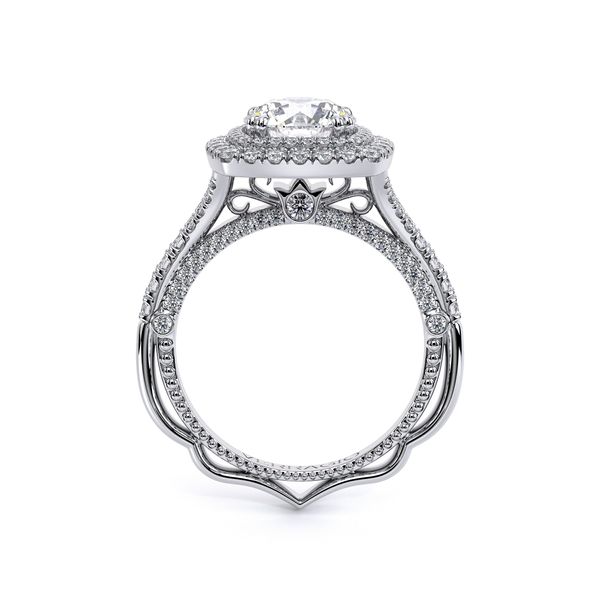 Venetian Halo Engagement Ring Image 4 Hannoush Jewelers, Inc. Albany, NY