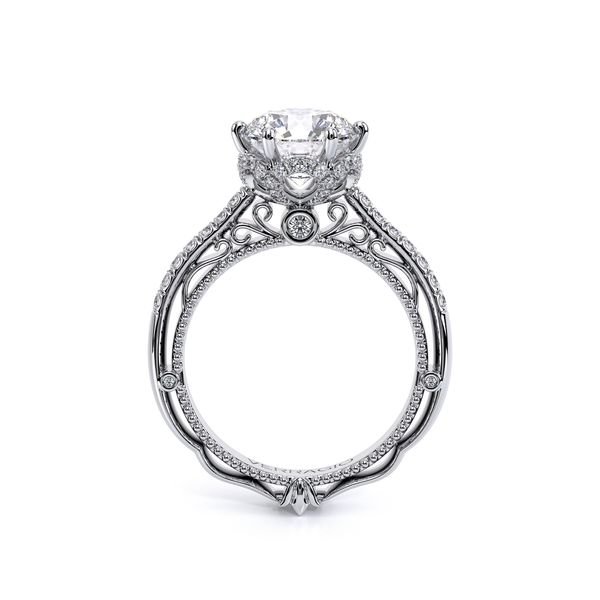 Venetian Pave Engagement Ring Image 4 Hannoush Jewelers, Inc. Albany, NY