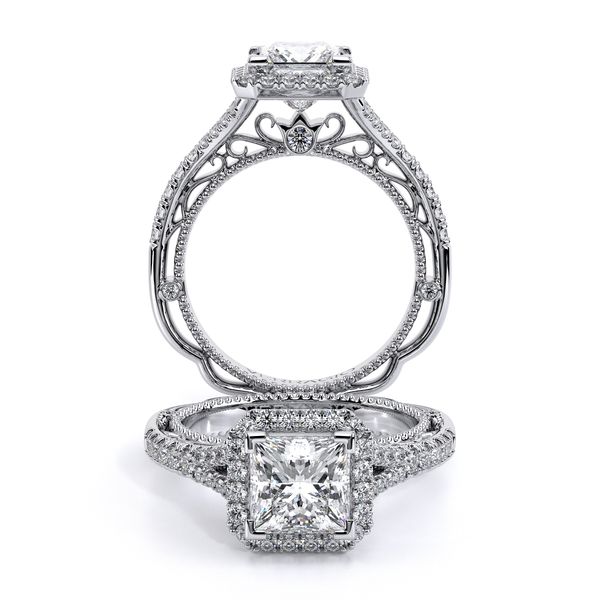 Venetian Halo Engagement Ring Alexander Fine Jewelers Fort Gratiot, MI