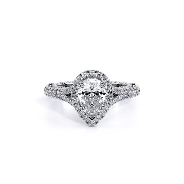 Venetian Halo Engagement Ring Image 2 SVS Fine Jewelry Oceanside, NY