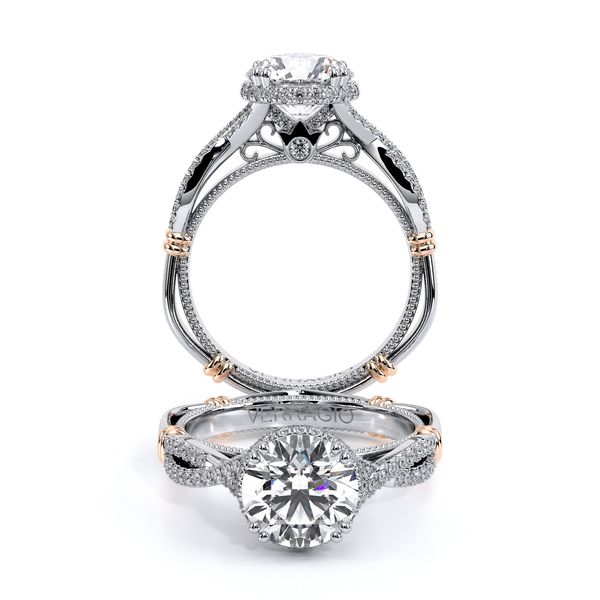Parisian Halo Engagement Ring SVS Fine Jewelry Oceanside, NY