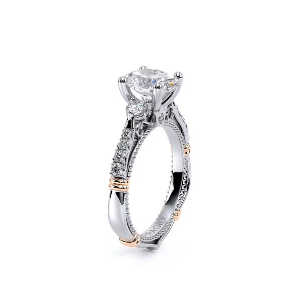 Parisian Three Stone Engagement Ring Image 3 SVS Fine Jewelry Oceanside, NY