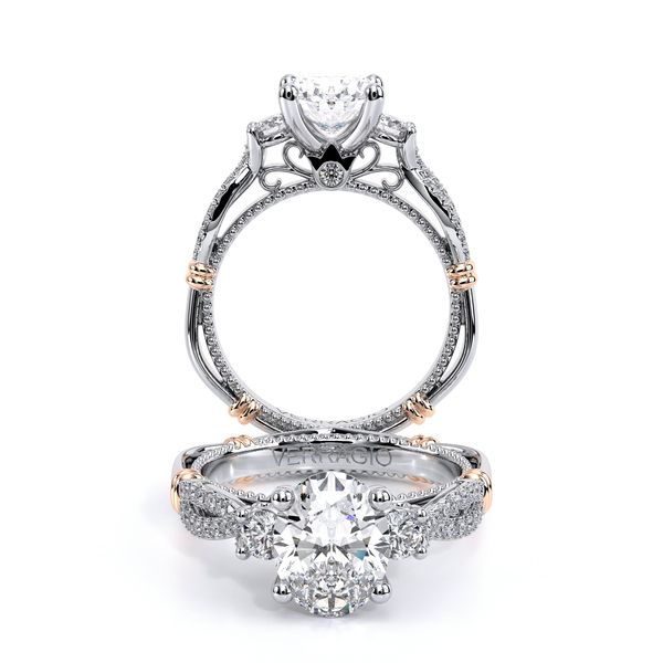 Parisian Three Stone Engagement Ring SVS Fine Jewelry Oceanside, NY