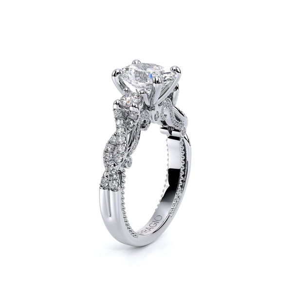 Insignia Three Stone Engagement Ring Image 3 SVS Fine Jewelry Oceanside, NY