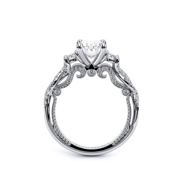 Insignia Three Stone Engagement Ring Image 4 SVS Fine Jewelry Oceanside, NY