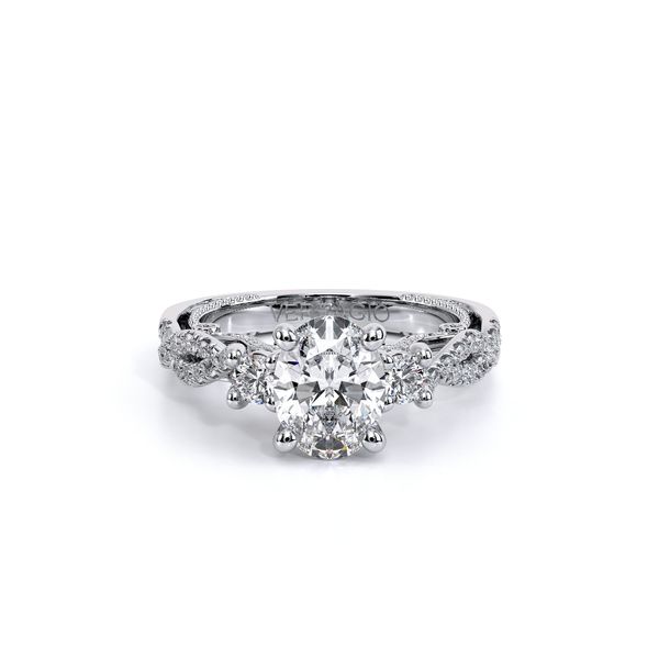 Insignia Three Stone Engagement Ring Image 2 SVS Fine Jewelry Oceanside, NY
