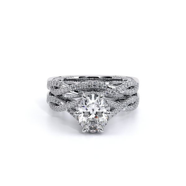 Insignia Pave Engagement Ring Image 5 SVS Fine Jewelry Oceanside, NY