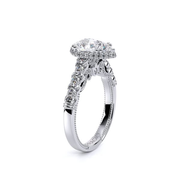 Insignia Halo Engagement Ring Image 3 Hannoush Jewelers, Inc. Albany, NY