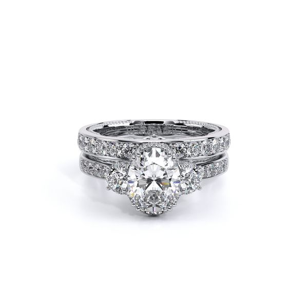 Insignia Three Stone Engagement Ring Image 5 SVS Fine Jewelry Oceanside, NY