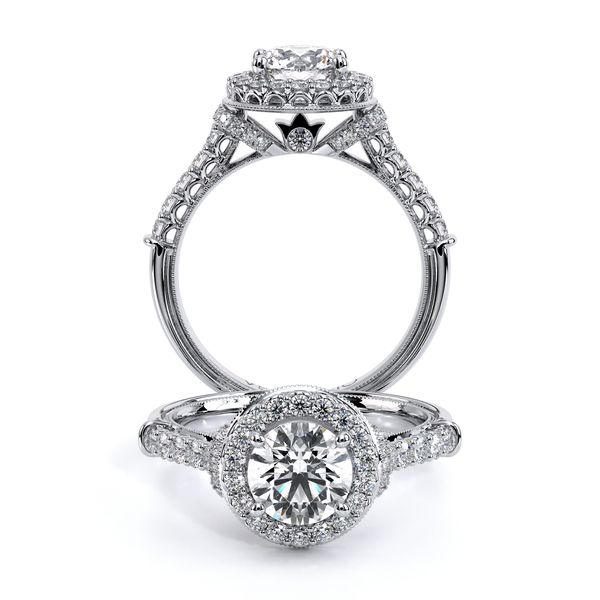 Renaissance Halo Engagement Ring The Diamond Ring Co San Jose, CA