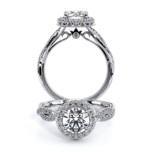 Renaissance Halo Engagement Ring Alexander Fine Jewelers Fort Gratiot, MI