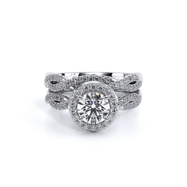 Renaissance Halo Engagement Ring Image 5 Alexander Fine Jewelers Fort Gratiot, MI