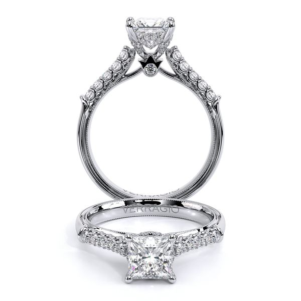 Renaissance Pave Engagement Ring SVS Fine Jewelry Oceanside, NY