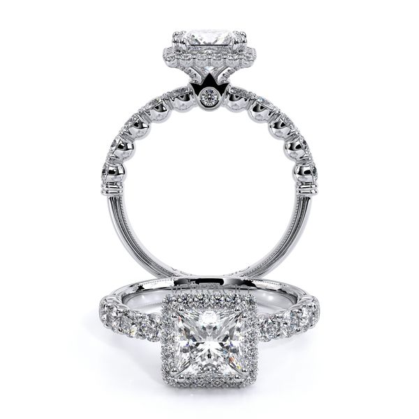 Renaissance Halo Engagement Ring Hannoush Jewelers, Inc. Albany, NY