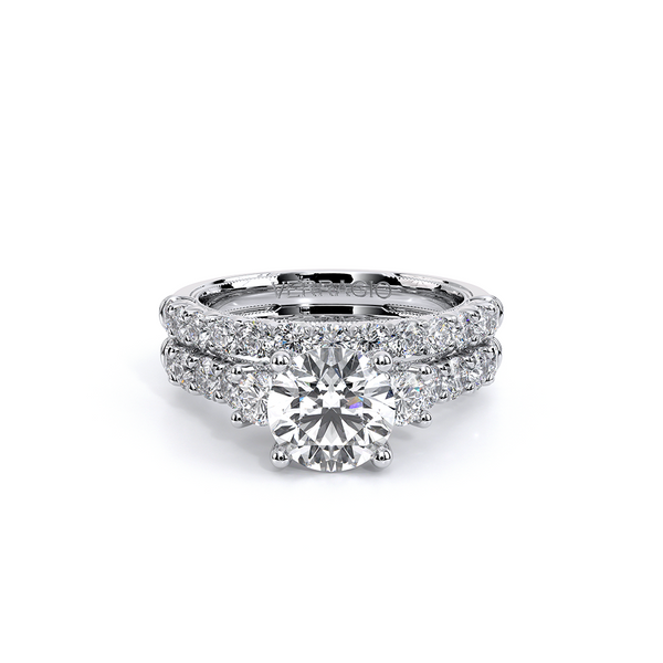 Renaissance Three Stone Engagement Ring Image 5 SVS Fine Jewelry Oceanside, NY