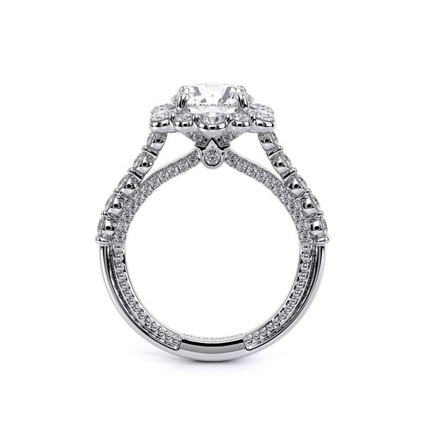 Couture Halo Engagement Ring Image 4 SVS Fine Jewelry Oceanside, NY