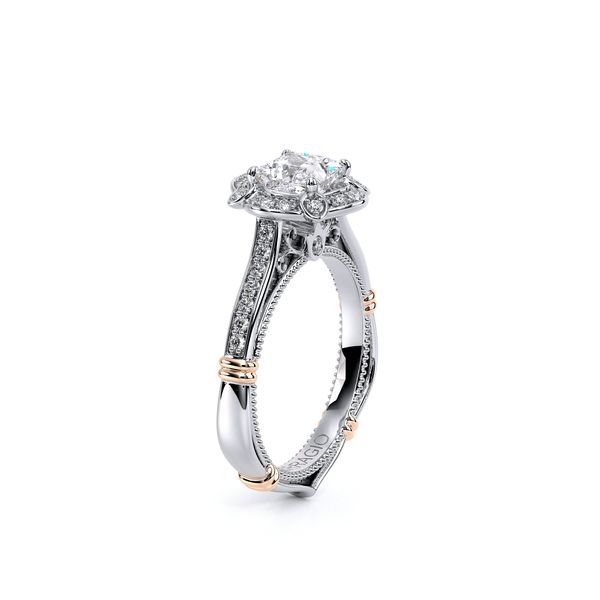 Parisian Halo Engagement Ring Image 3 Alexander Fine Jewelers Fort Gratiot, MI