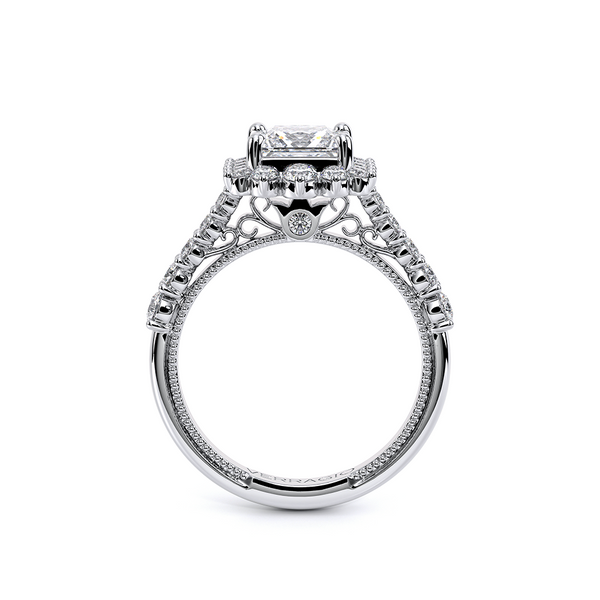 Venetian Halo Engagement Ring Image 4 The Diamond Ring Co San Jose, CA