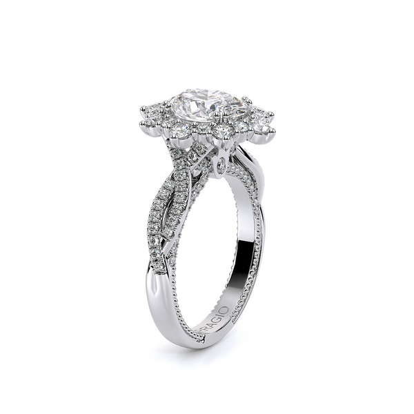 Couture Halo Engagement Ring Image 3 SVS Fine Jewelry Oceanside, NY