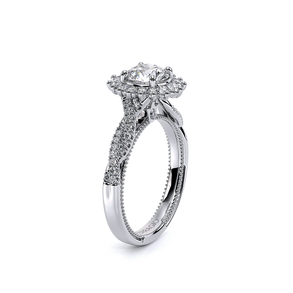 Renaissance Halo Engagement Ring Image 3 Hannoush Jewelers, Inc. Albany, NY