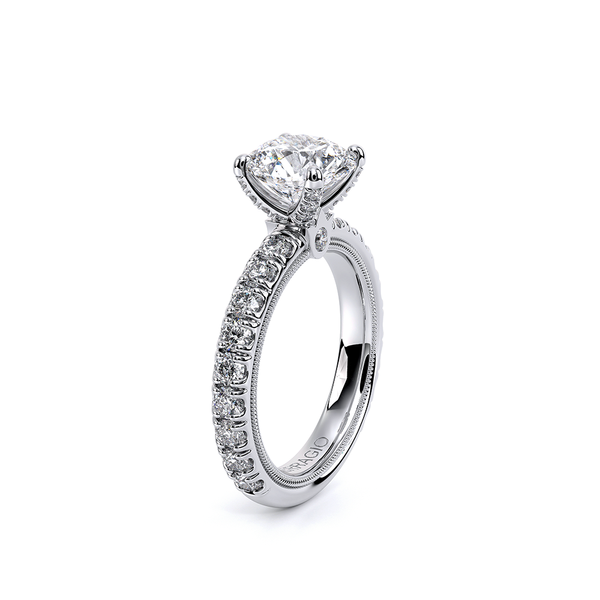 Tradition Pave Engagement Ring Image 3 SVS Fine Jewelry Oceanside, NY