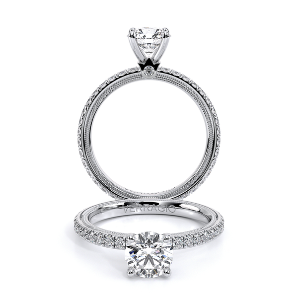 Tradition Pave Engagement Ring SVS Fine Jewelry Oceanside, NY