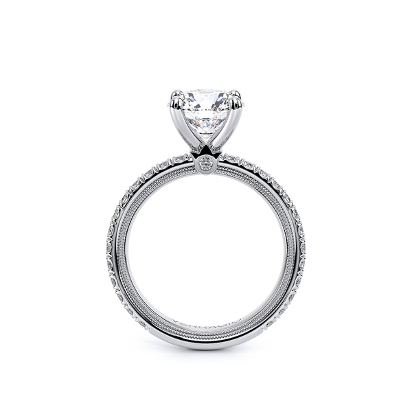 Tradition Pave Engagement Ring Image 4 SVS Fine Jewelry Oceanside, NY