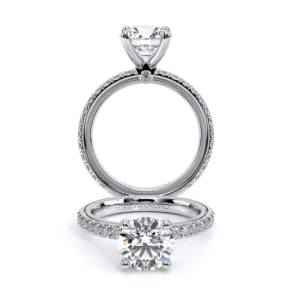 Tradition Pave Engagement Ring SVS Fine Jewelry Oceanside, NY